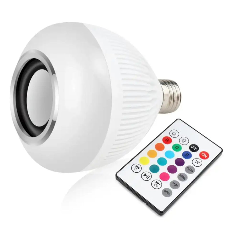 Lampada Bluetooth Led Caixa De Som