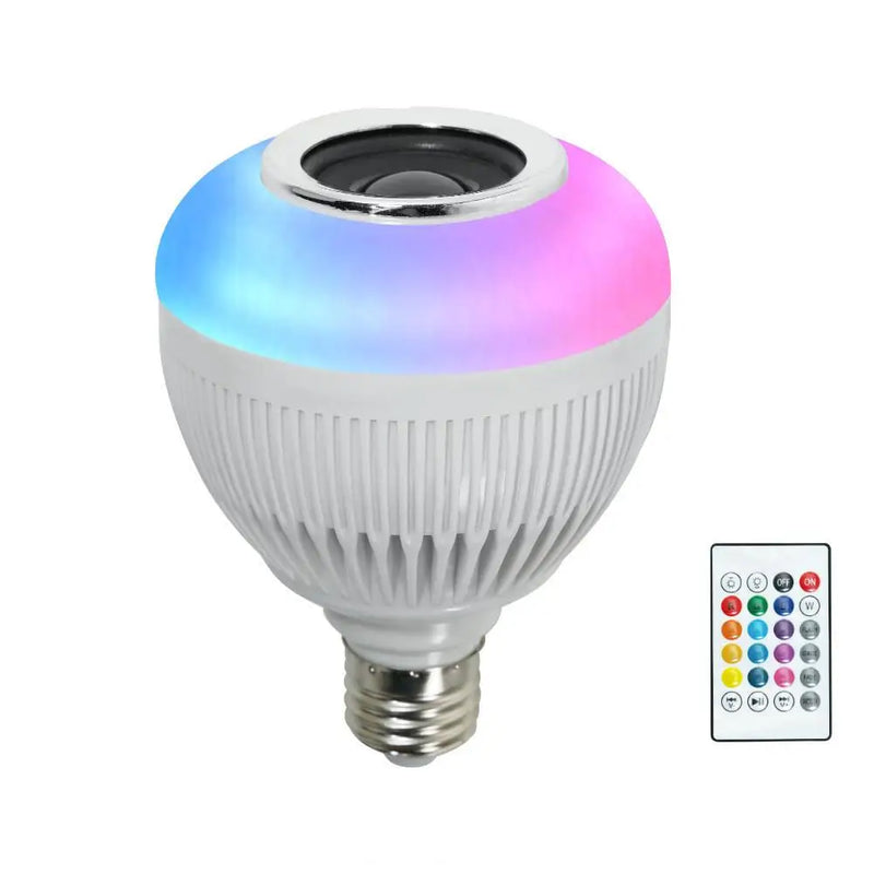 Lampada Bluetooth Led Caixa De Som